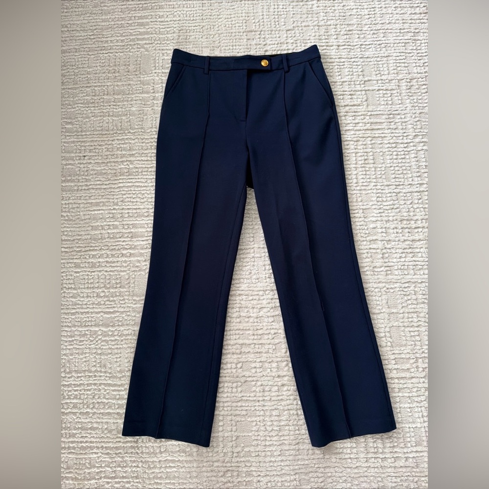 Tory Burch Straight Leg Navy Blue Dress Pants - Size 8